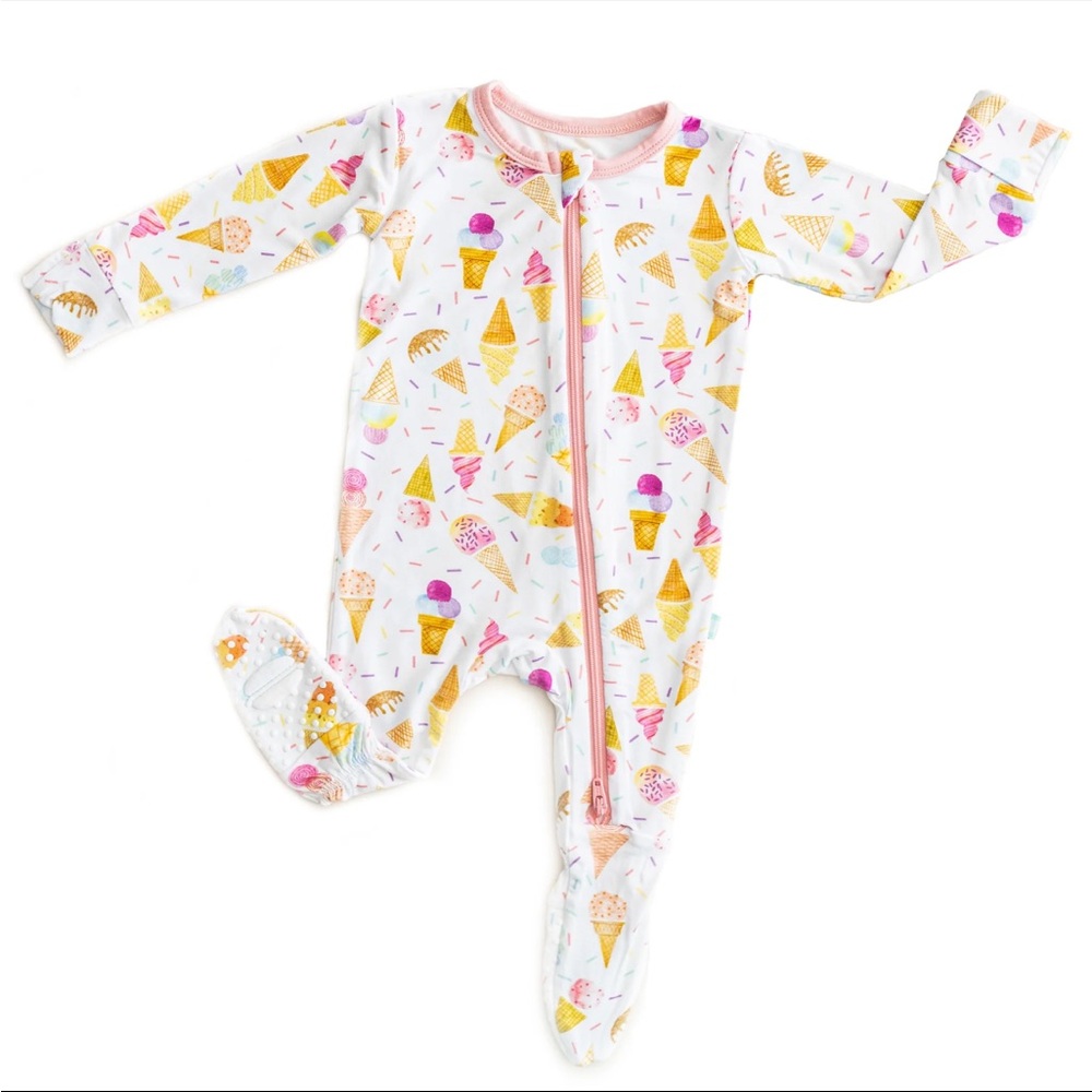 Ice Cream Print  Bamboo Kids One Piece